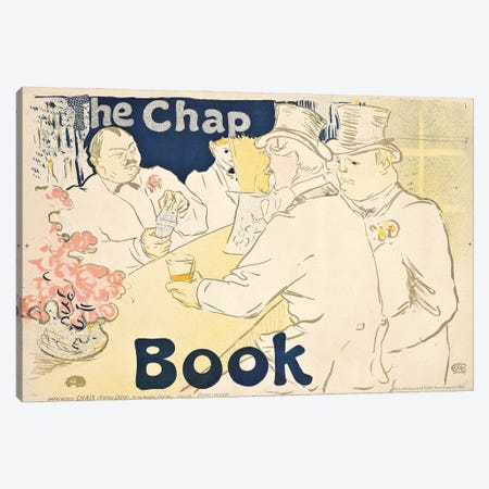 Irish And American Bar, Rue Royale- Poster For 'The Chap Book', 1895 Canvas Print #BMN12338} by Henri de Toulouse-Lautrec Canvas Artwork