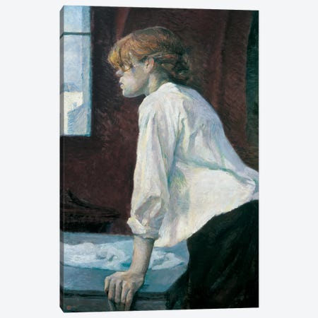 La Blanchisseuse, 1886-87 Canvas Print #BMN12350} by Henri de Toulouse-Lautrec Canvas Artwork
