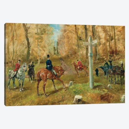 La Croisée Des Chemins, 1883 Canvas Print #BMN12351} by Henri de Toulouse-Lautrec Canvas Artwork