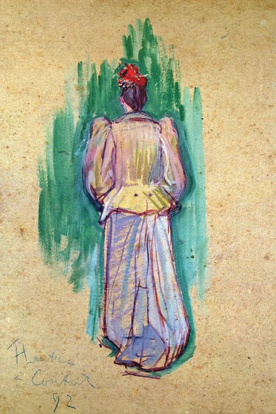 Henri de Toulouse-Lautrec: La Promeneuse by Henri de Toulouse-Lautrec