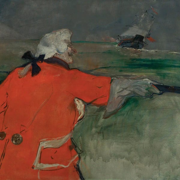 Henri de Toulouse-Lautrec: L'Amiral Viaud - The Admiral Viaud, Or Paul Viaud In An Admiral'S Costume, 1901 by Henri de Toulouse-Lautrec