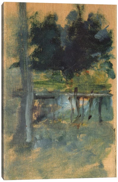 Landscape Sketch, 1885 Canvas Art Print - Henri de Toulouse Lautrec