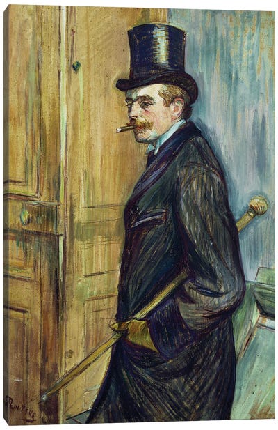 Louis Pascal, 1891 Canvas Art Print - Henri de Toulouse Lautrec
