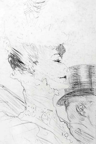 Louise Balthy, 1898 by Henri de Toulouse-Lautrec canvas print