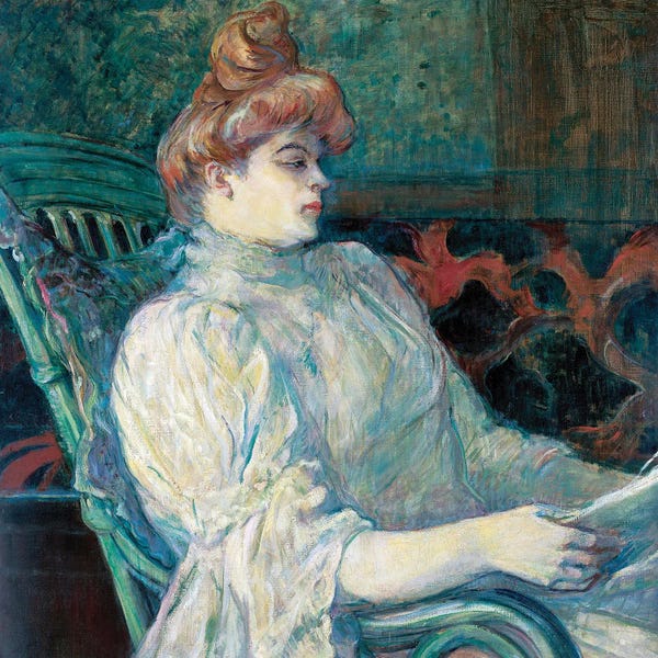 Nouvelle-Aquitaine: Madame Marthe X. In Bordeaux, 1900 by Henri de Toulouse-Lautrec