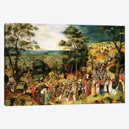 Christ on the Road to Calvary, 1607  Canvas Print #BMN1237} by Pieter Brueghel the Younger Canvas Art