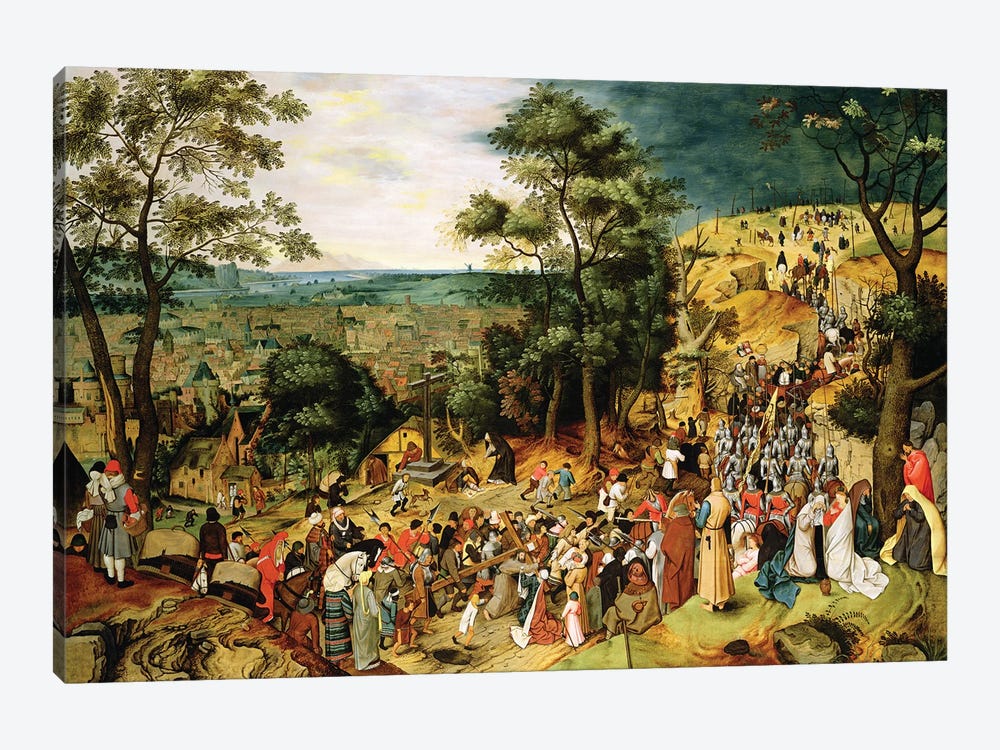 Christ on the Road to Calvary, 1607  by Pieter Brueghel the Younger 1-piece Canvas Art