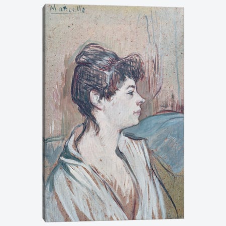 Marcelle, 1894 Canvas Print #BMN12388} by Henri de Toulouse-Lautrec Canvas Print