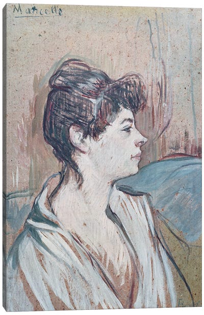 Marcelle, 1894 Canvas Art Print - Henri de Toulouse Lautrec