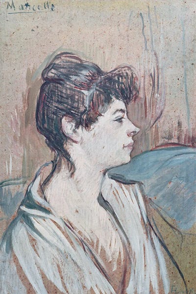 Henri de Toulouse-Lautrec: Marcelle, 1894 by Henri de Toulouse-Lautrec