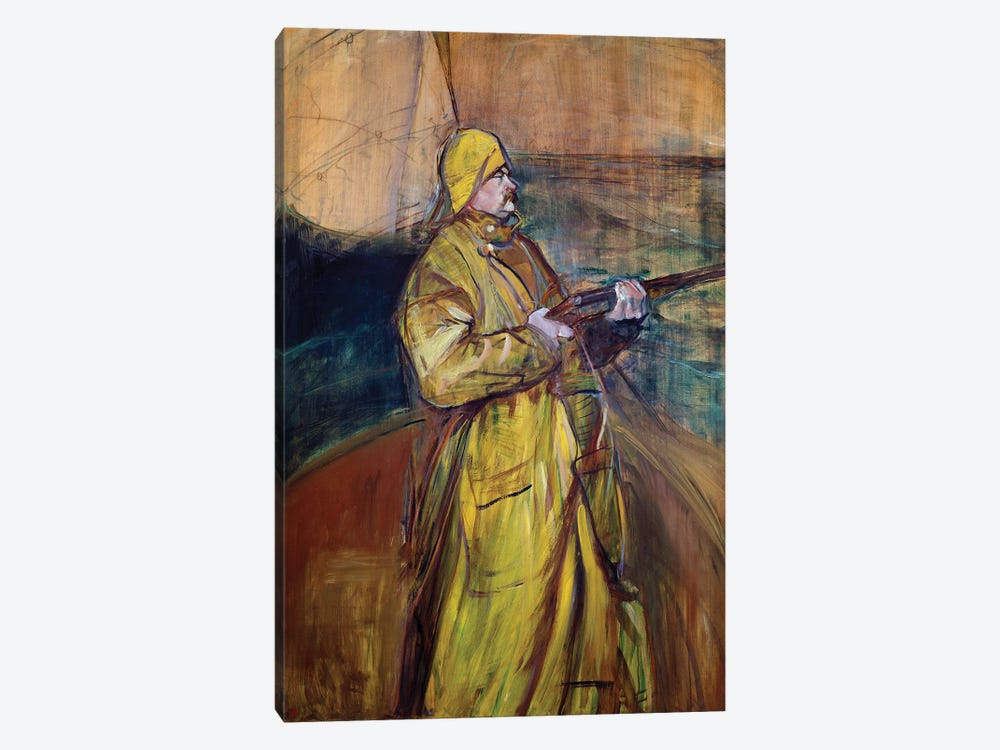 Maurice Joyant In The Bay Of Somme, 1900 by Henri de Toulouse-Lautrec 1-piece Canvas Print