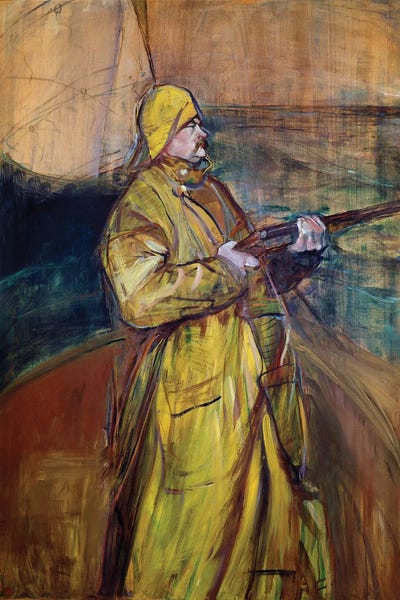 Henri de Toulouse-Lautrec: Maurice Joyant In The Bay Of Somme, 1900 by Henri de Toulouse-Lautrec