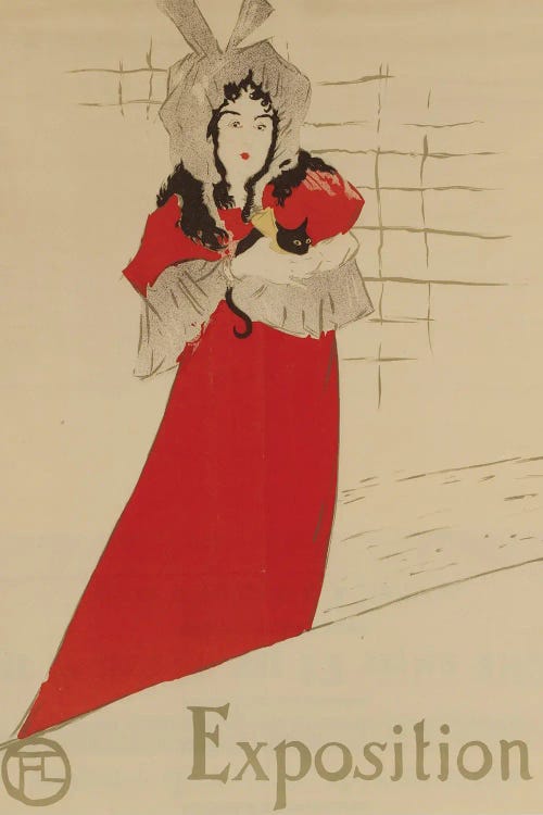 May Belfort, 1936 From 1895 Stone by Henri de Toulouse-Lautrec wall art