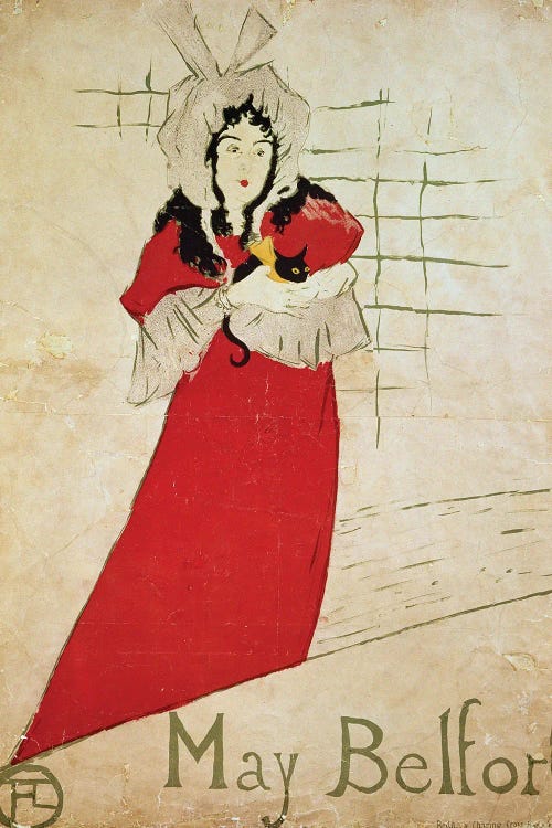 May Belfort, France, 1895