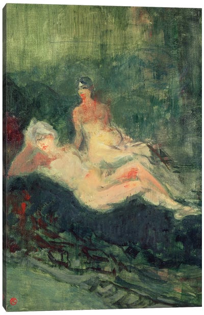 Messalina, 1900 Canvas Art Print - Henri de Toulouse Lautrec