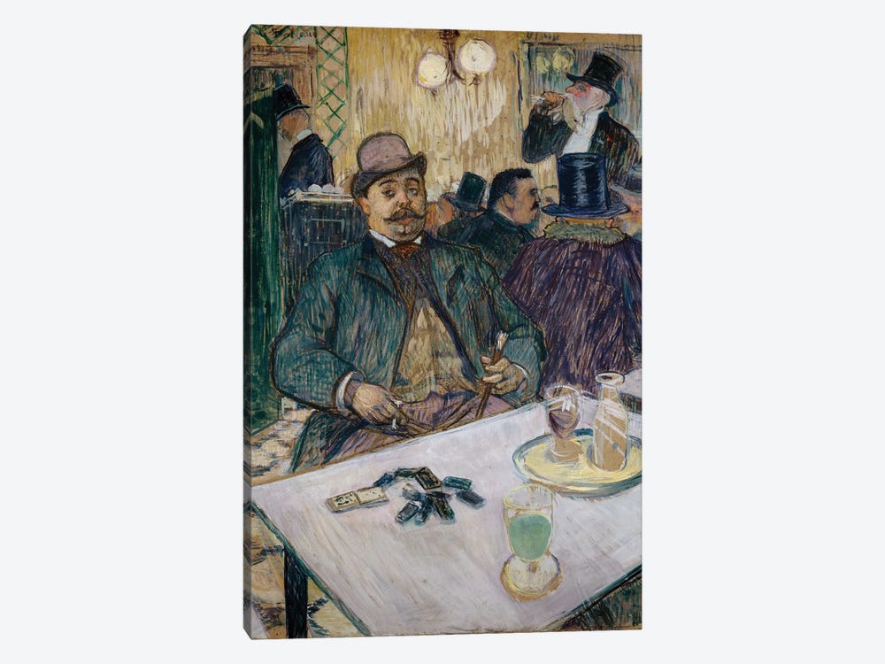 Monsieur Boileau At The Cafe, 1893 by Henri de Toulouse-Lautrec 1-piece Art Print