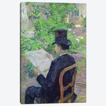 Monsieur Desire Dihau 1890 Canvas Print #BMN12412} by Henri de Toulouse-Lautrec Canvas Art Print