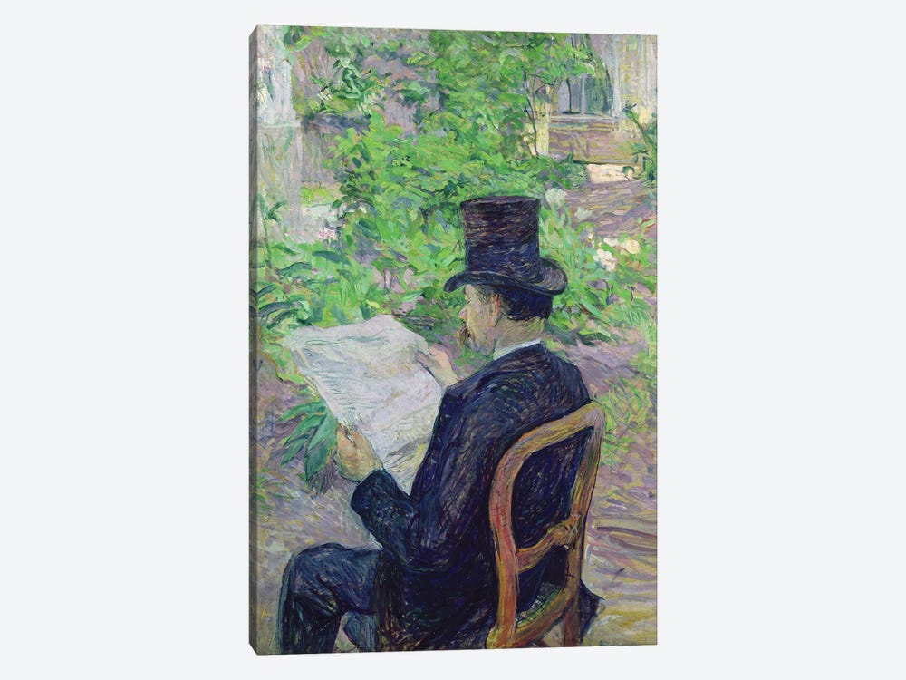 Monsieur Desire Dihau 1890 by Henri de Toulouse-Lautrec 1-piece Canvas Artwork