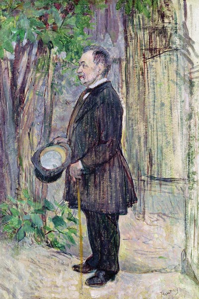 Monsieur Henry Dihau, 1891 by Henri de Toulouse-Lautrec canvas print