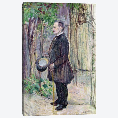 Monsieur Henry Dihau, 1891 Canvas Print #BMN12414} by Henri de Toulouse-Lautrec Canvas Art