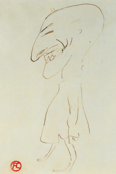 Monsieur Paul Viaud, C.1899 by Henri de Toulouse-Lautrec canvas print