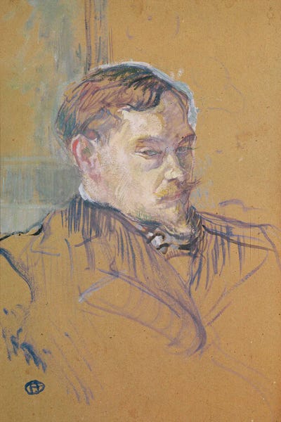 Henri de Toulouse-Lautrec: Monsieur Romain Coolus, 1899 by Henri de Toulouse-Lautrec