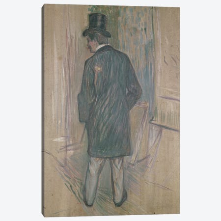 Mr Fourcade Canvas Print #BMN12419} by Henri de Toulouse-Lautrec Canvas Print
