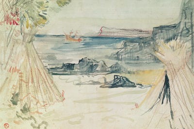 Paul And Virginie, 1896 by Henri de Toulouse-Lautrec canvas print