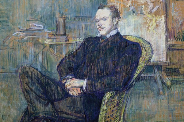 Henri de Toulouse-Lautrec: Paul Leclercq 1897 by Henri de Toulouse-Lautrec