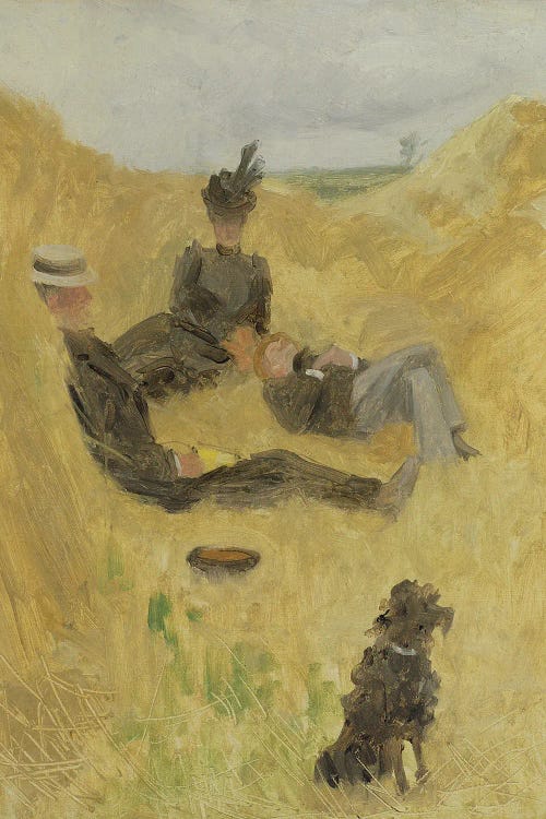 Picnic In The Country by Henri de Toulouse-Lautrec wall art
