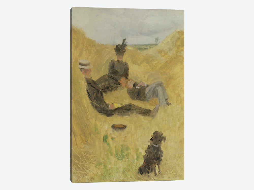 Toulouse-Lautrec At The Concert Painting XL Wall Art Canvas Print 