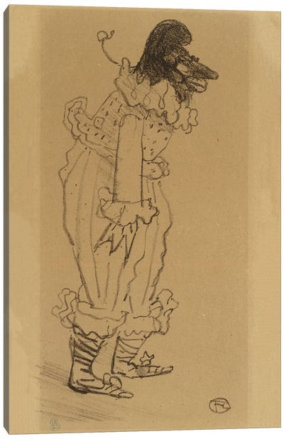 Playthings Of Paris, Cover, 1900 Canvas Art Print - Clown Art