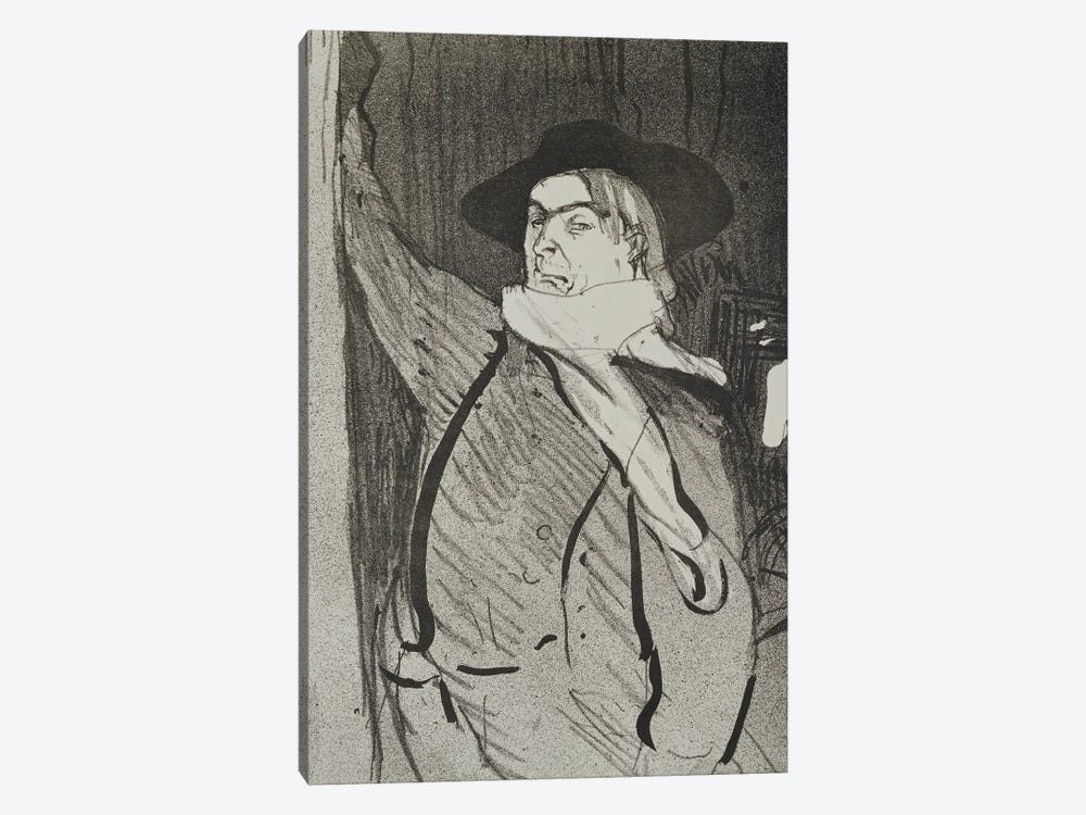 Portrait Of Aristide Bruant by Henri de Toulouse-Lautrec 1-piece Art Print