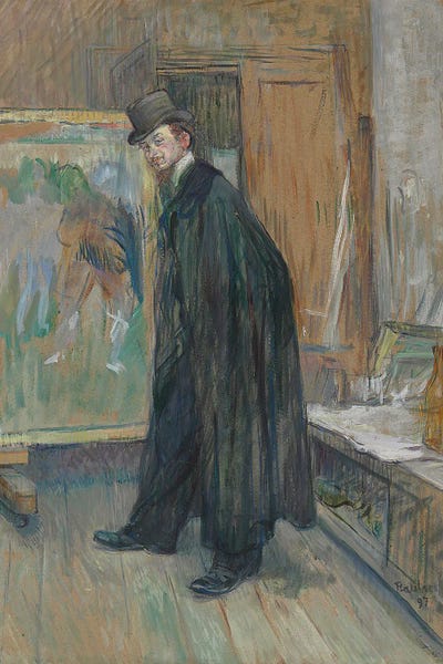 Henri de Toulouse-Lautrec: Portrait Of Henri Nocq, 1897 by Henri de Toulouse-Lautrec