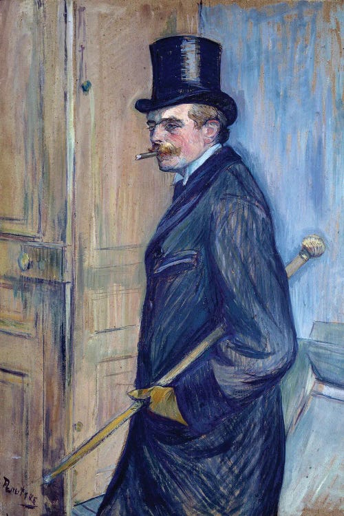Portrait Of Louis Pascal, 1891 by Henri de Toulouse-Lautrec wall art