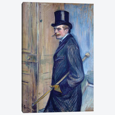 Portrait Of Louis Pascal, 1891 Canvas Print #BMN12454} by Henri de Toulouse-Lautrec Canvas Art
