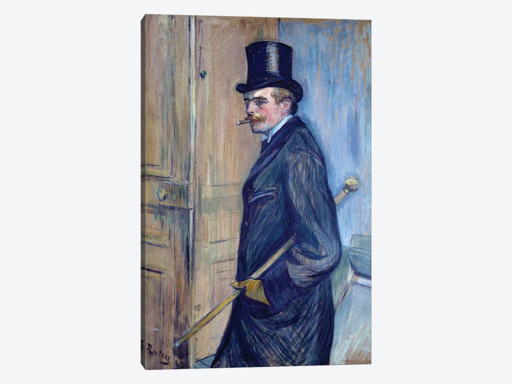 Portrait Of Louis Pascal, 1891 by Henri de Toulouse-Lautrec 1-piece Canvas Wall Art