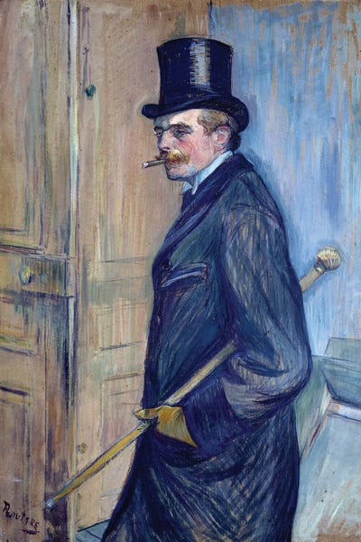 Historical Fashion: Portrait Of Louis Pascal, 1891 by Henri de Toulouse-Lautrec