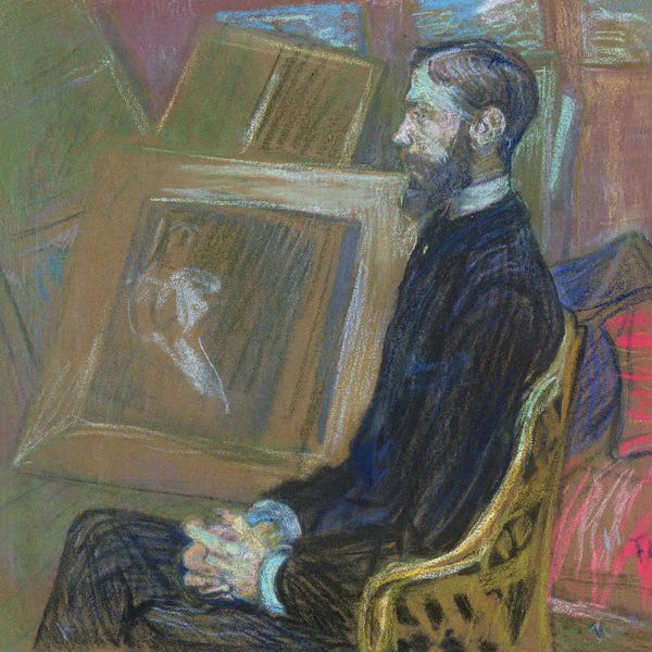 Henri de Toulouse-Lautrec: Portrait Of M. Georges Henri Manuel, 1891 by Henri de Toulouse-Lautrec