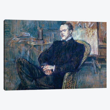 Portrait Of Paul Leclerq, 1897 Canvas Print #BMN12461} by Henri de Toulouse-Lautrec Canvas Art