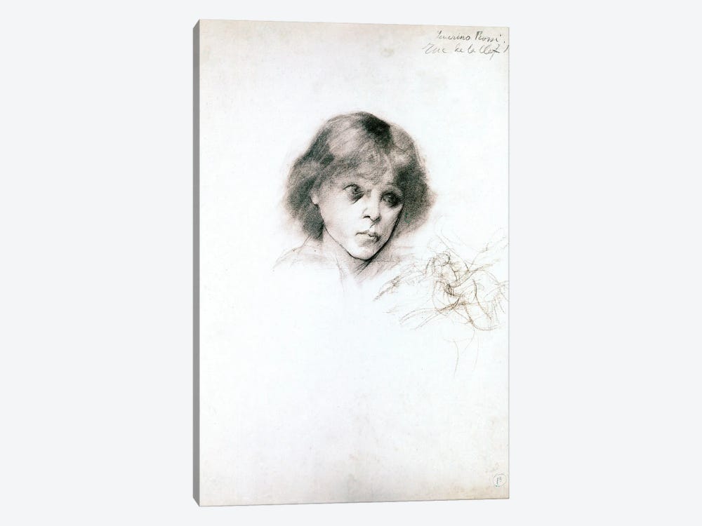 Portrait Of Severino Rossi. 1883 by Henri de Toulouse-Lautrec 1-piece Art Print
