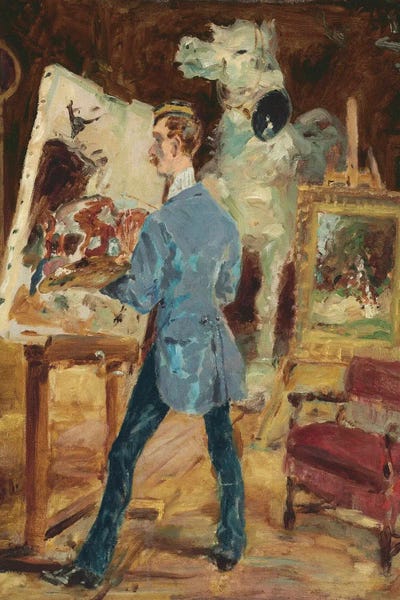 Henri de Toulouse-Lautrec: Princeteau In His Studio; Princeteau Dans Son Atelier, 1881 by Henri de Toulouse-Lautrec