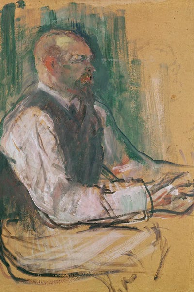 Henri de Toulouse-Lautrec: Professor Robert Wurz 1901 by Henri de Toulouse-Lautrec