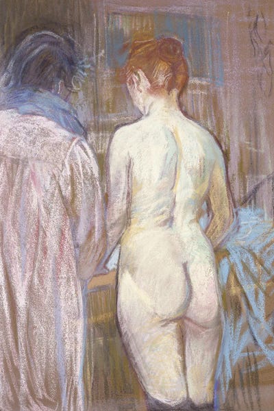 Prostitutes, C.1893-1895 by Henri de Toulouse-Lautrec canvas print