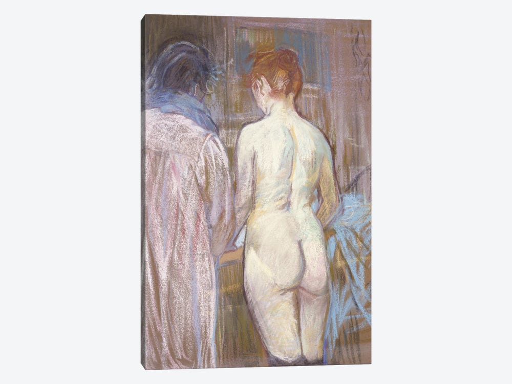 Prostitutes, C.1893-1895 by Henri de Toulouse-Lautrec 1-piece Canvas Art Print