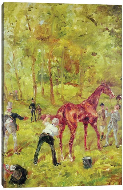 Souvenir D'Auteuil, 1881 Canvas Art Print - Henri de Toulouse Lautrec