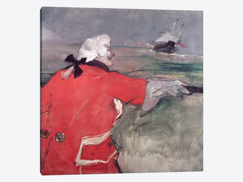 The Admiral Viaud, Or Paul Viaud In An Admiral'S Costume, 1901 by Henri de Toulouse-Lautrec 1-piece Canvas Wall Art