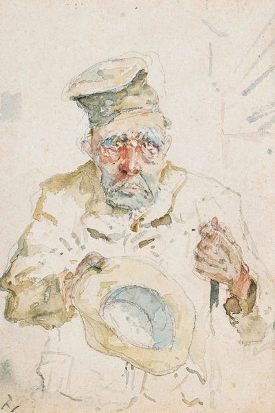 Henri de Toulouse-Lautrec: The Beggar Of Albi, C.1880 by Henri de Toulouse-Lautrec