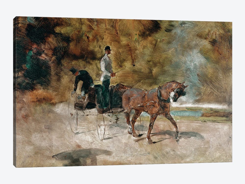 The Carriage, 1880 by Henri de Toulouse-Lautrec 1-piece Art Print