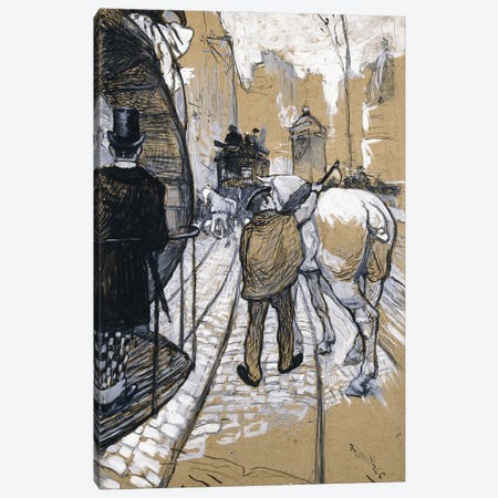 The Coach Driver Of The Omnibus Company, 1888 Canvas Print #BMN12537} by Henri de Toulouse-Lautrec Canvas Print